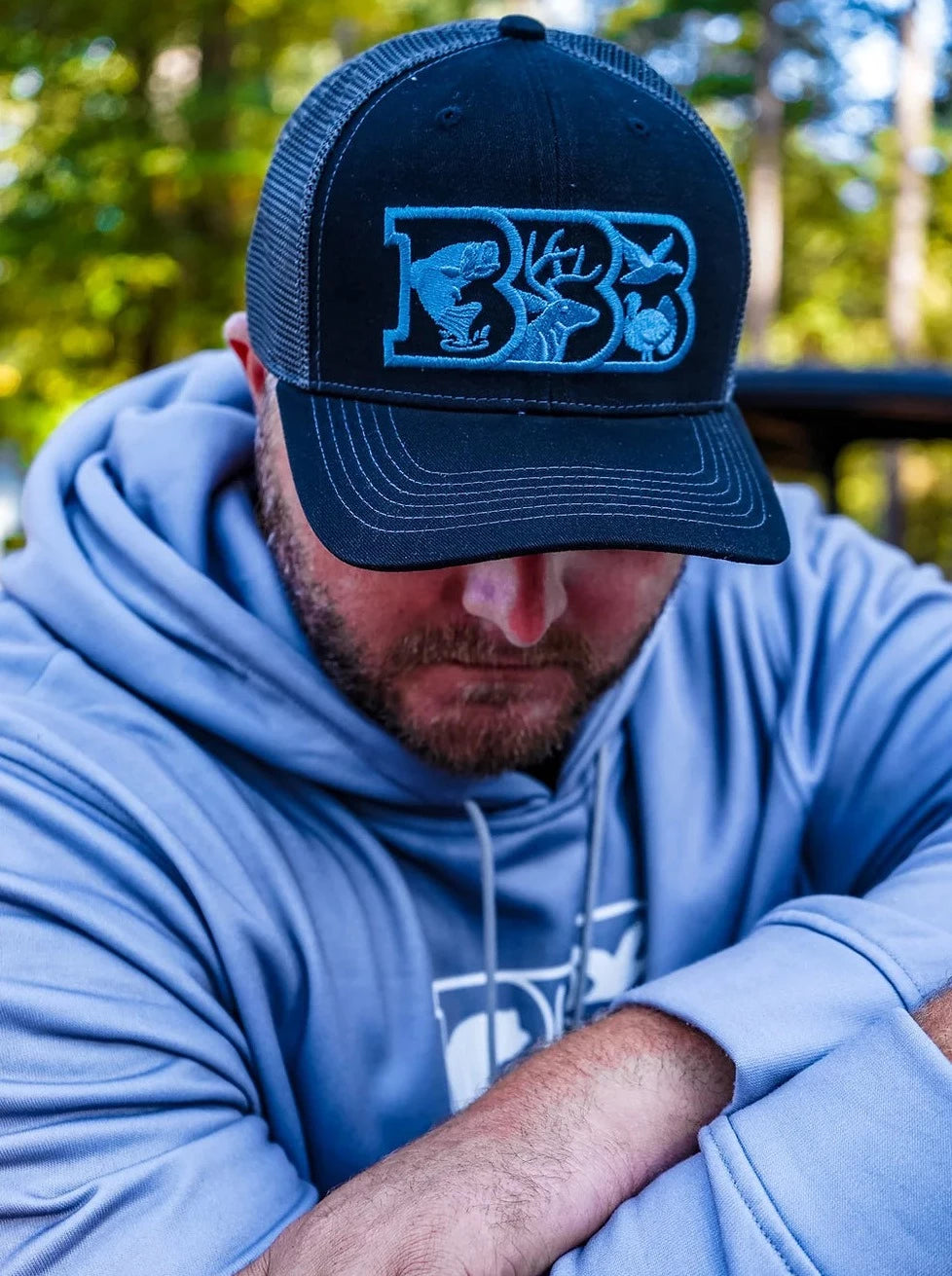 Fluorescent Teal Hat – Bass Bucks And Birds