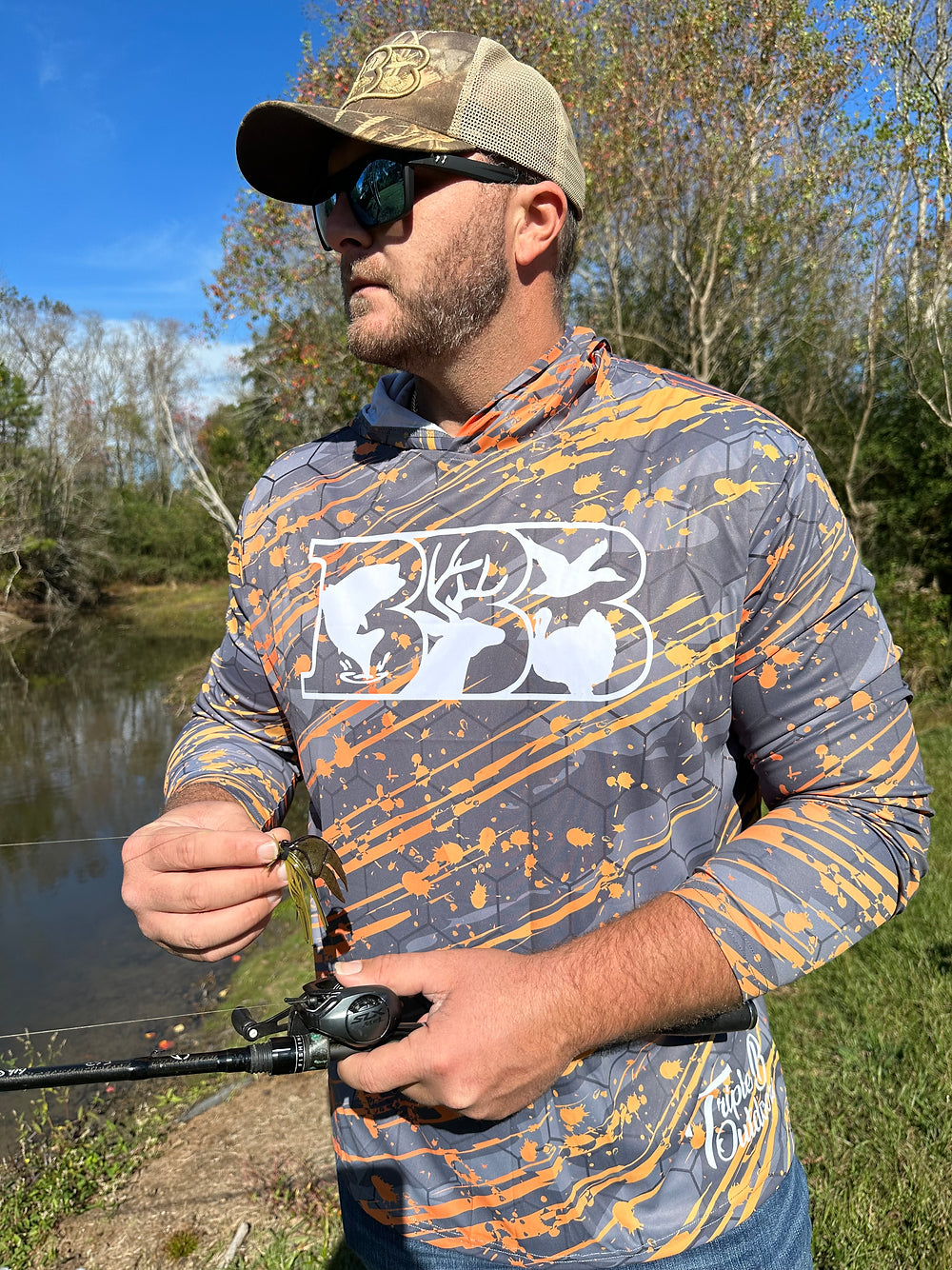 Dri fit fishing hoodie sale