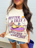 Load image into Gallery viewer, Hotter Than A Hoochie Graphic Tee on Ivory - Triple B Outdoors