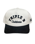 Load image into Gallery viewer, Triple B Outdoors Arched Logo - Cream/Black - Triple B Outdoors