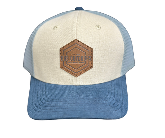 Tri-Color Blue Triple B Hat