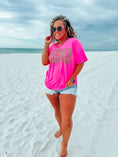 Load image into Gallery viewer, Neon Pink Leopard Mama Graphic Tee
