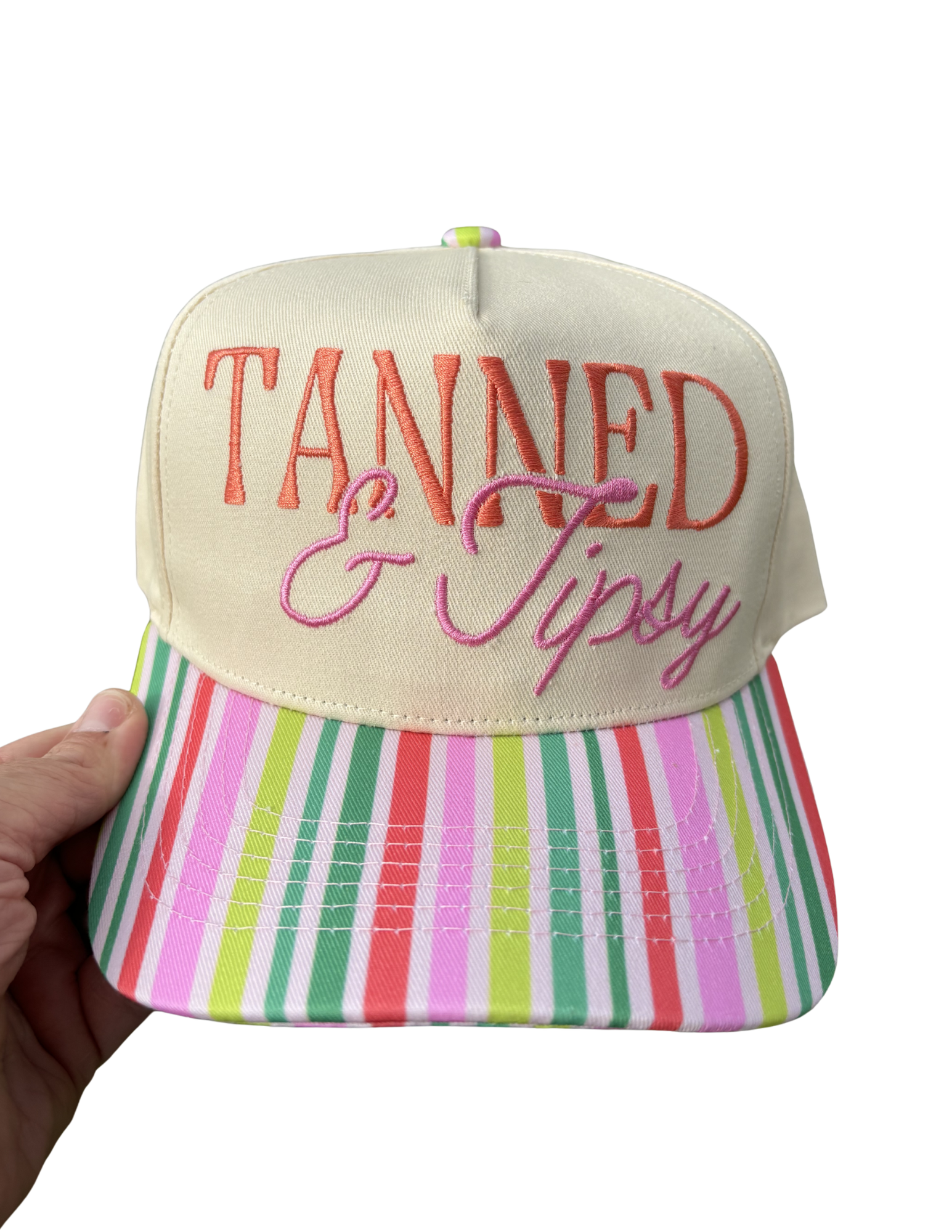 TANNED & TIPSY CANVAS CAP