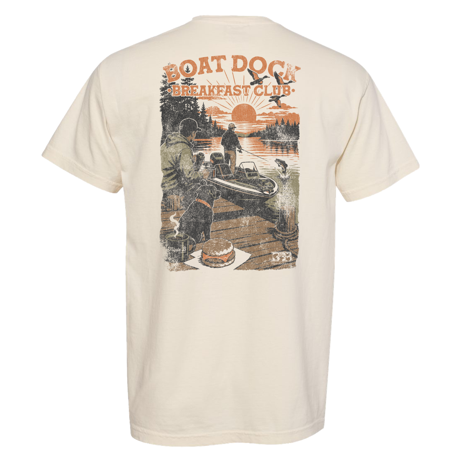 Boat Dock Breakfast Tee