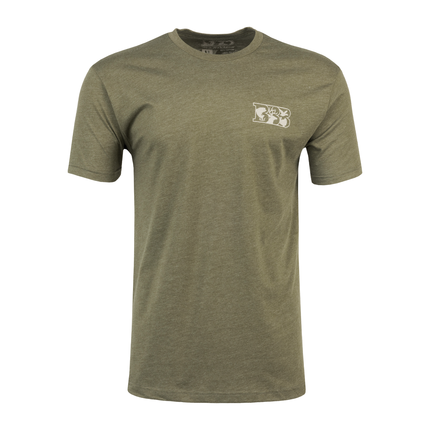 Military Green Circle Logo Tee