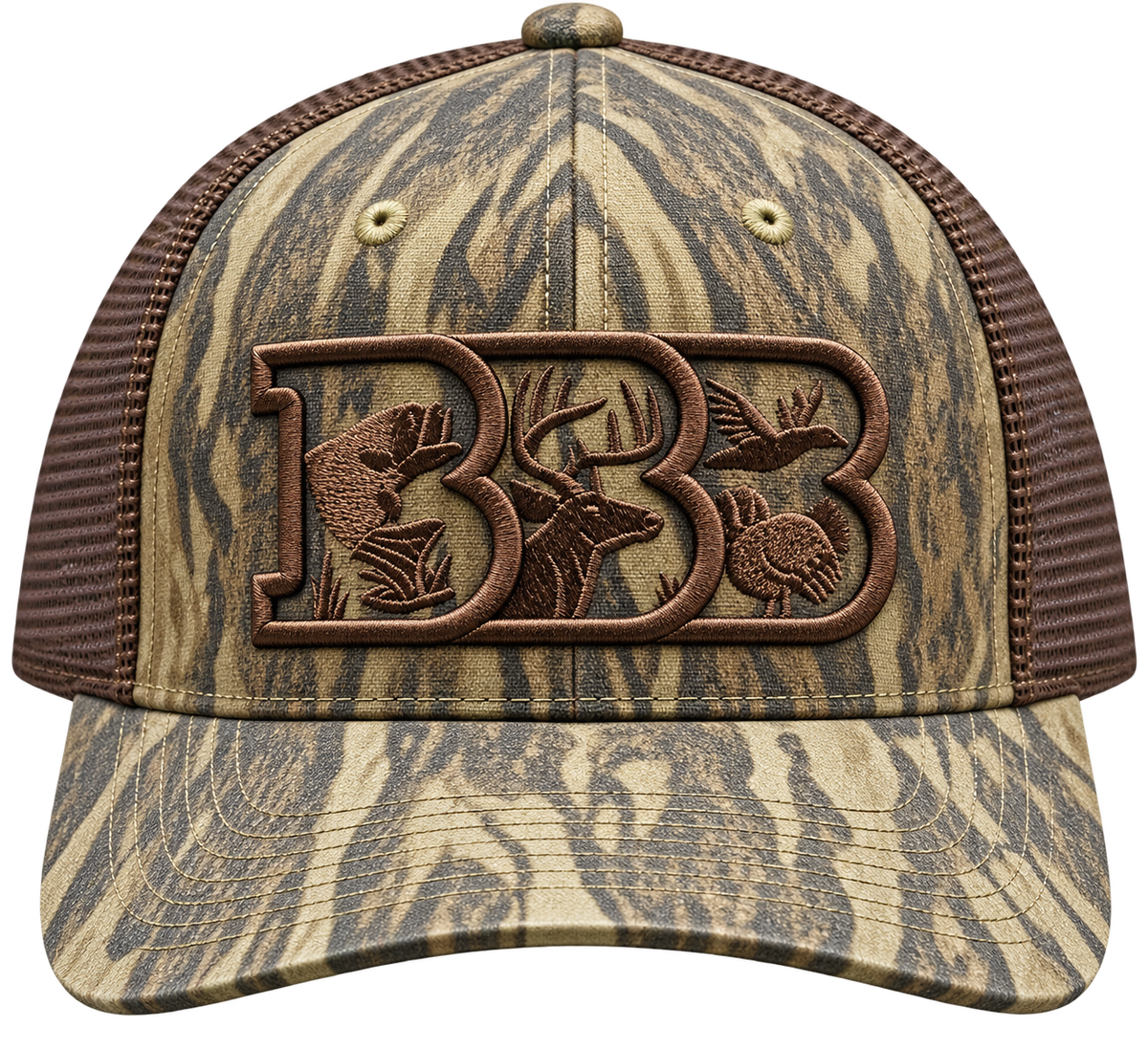 Bottomland Camo Original Triple B Trucker