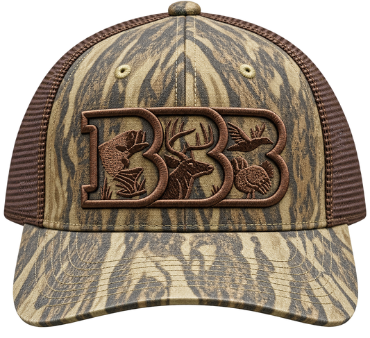 Bottomland Camo Original Triple B Trucker