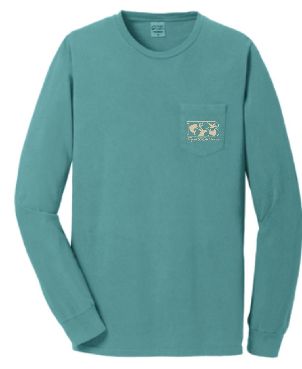 Teal Long Sleeve Duck Shirt