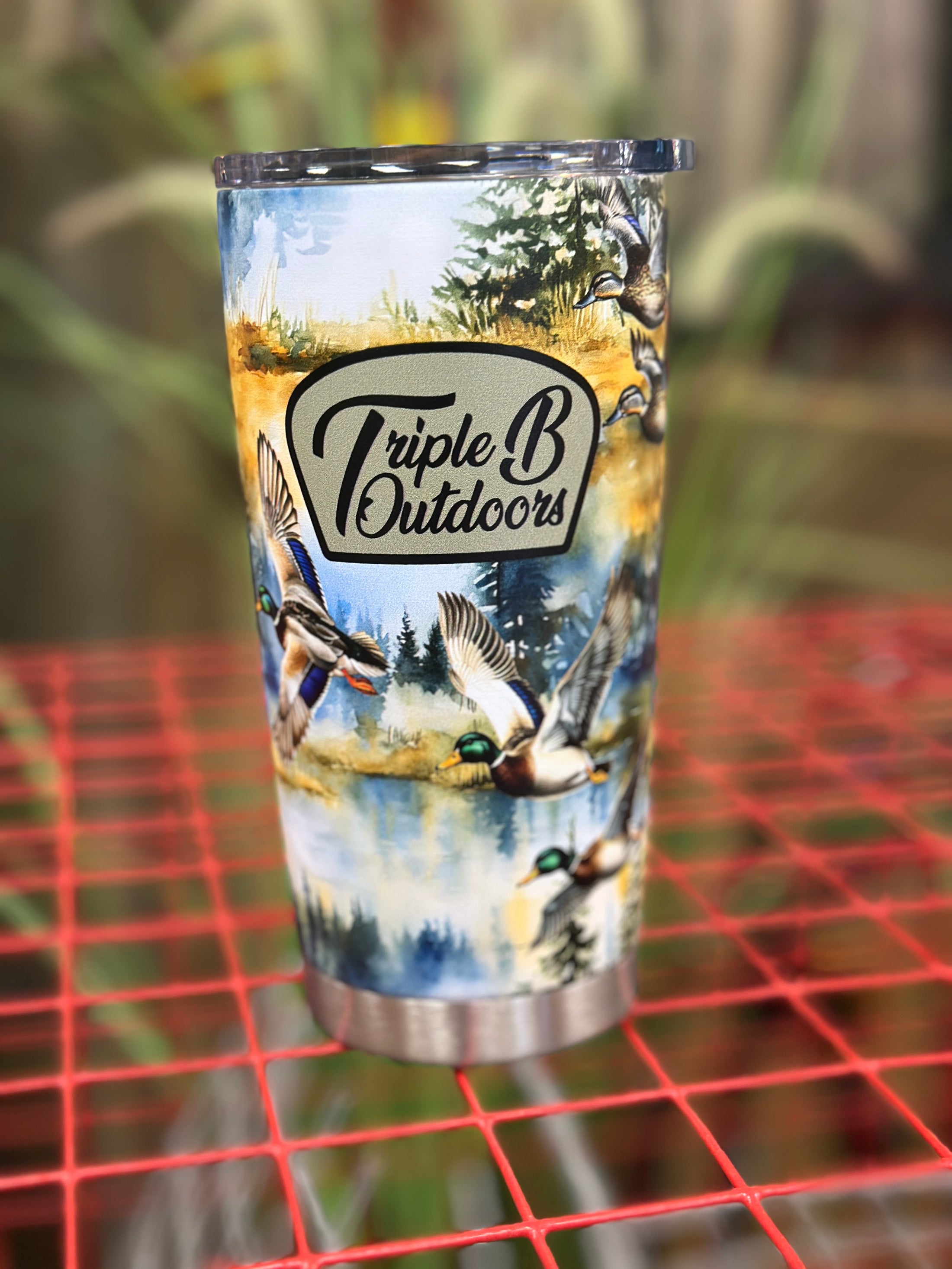Triple B Duck Print Tumbler