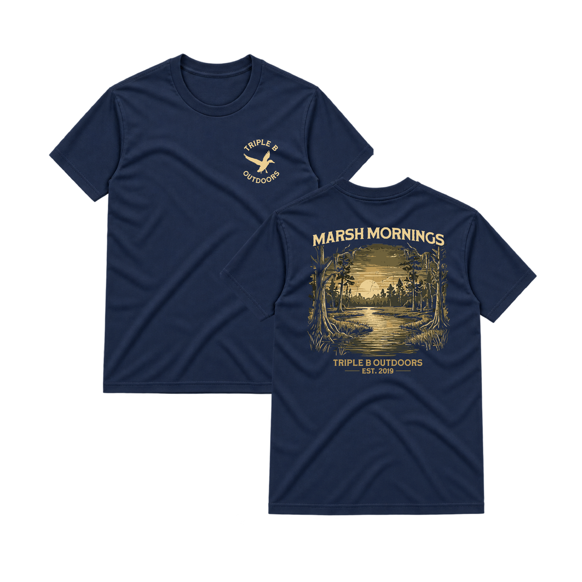 Marsh Mornings Triple B Tee