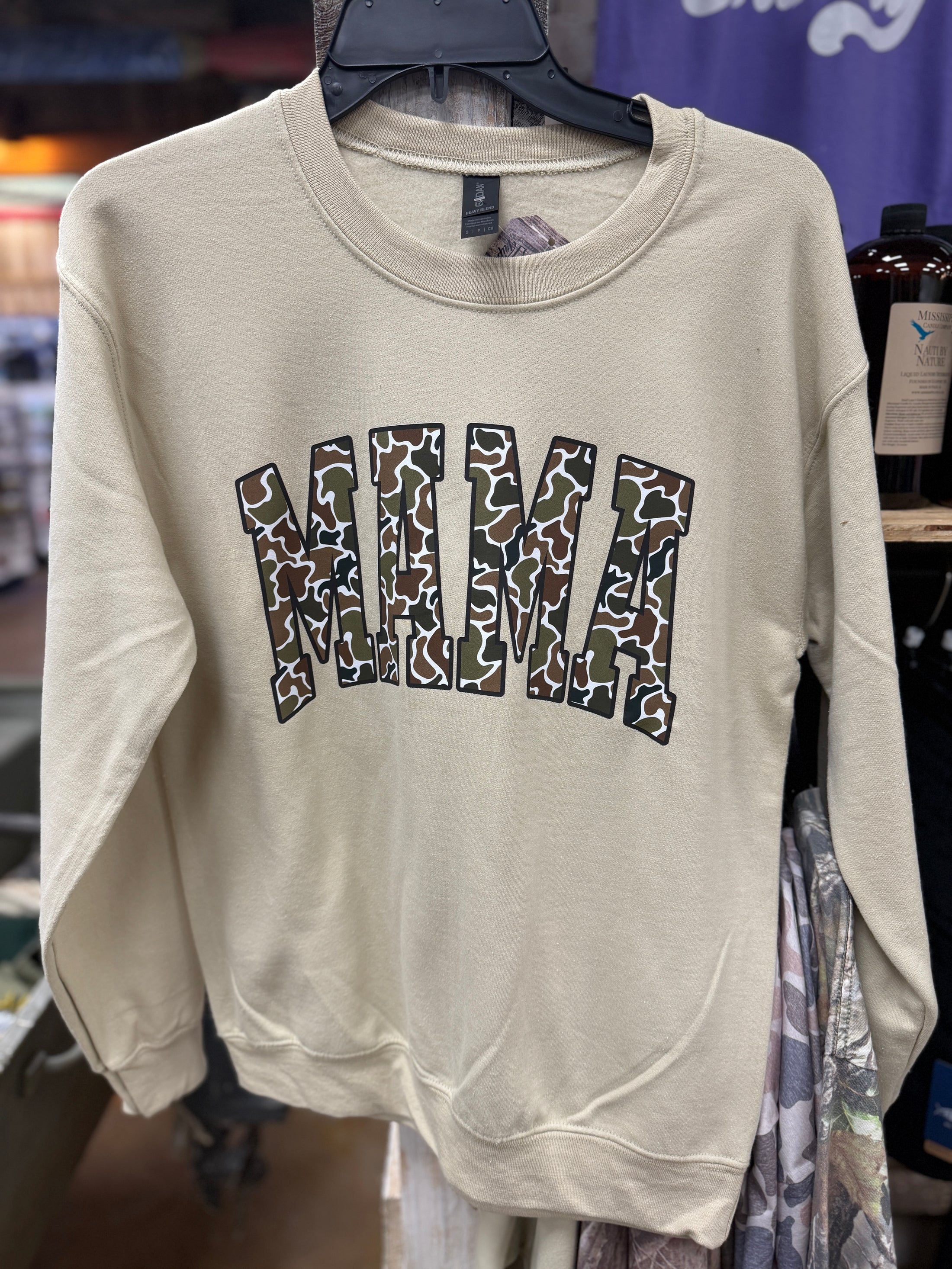 CAMO MAMA SWEATER