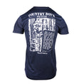 Load image into Gallery viewer, heather navy T-shirt with the country boys prayer on it
