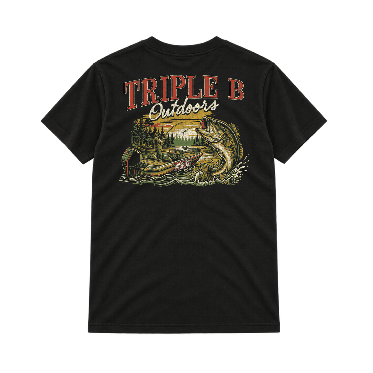 Raging Bass Triple B Pocket Tee
