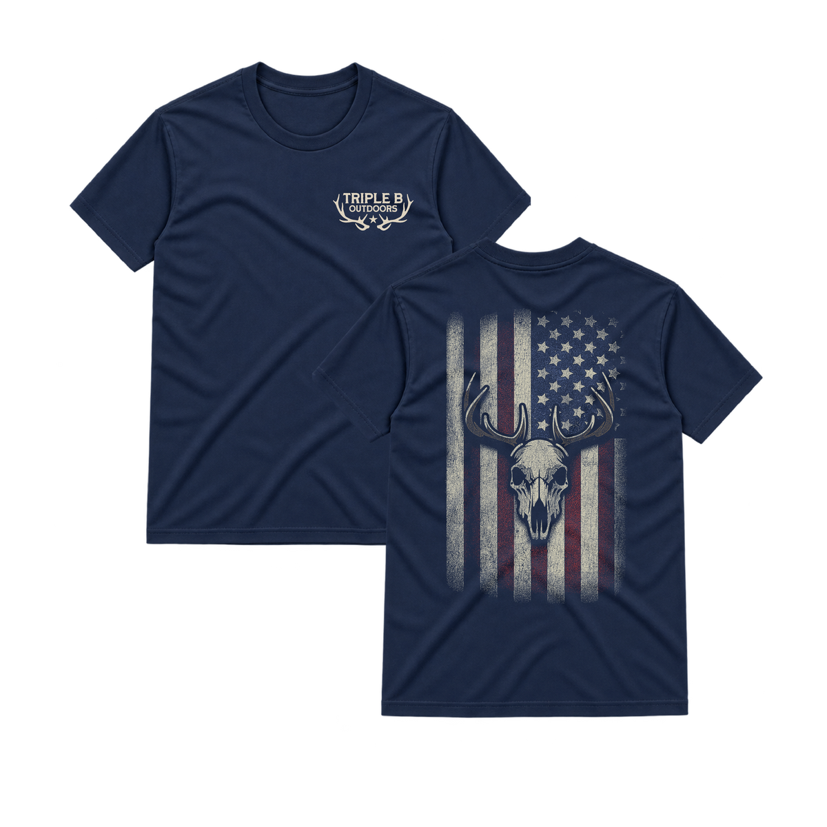 Skull Flag Mount Triple B Tee