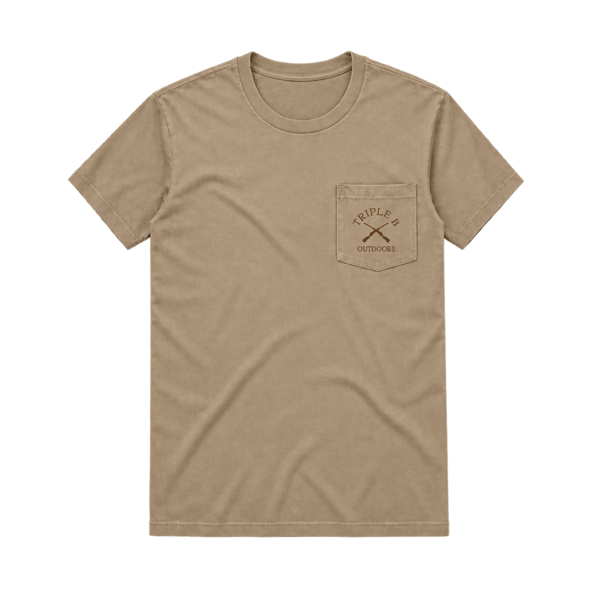 Whitetail Deer Moon Triple B Pocket Tee