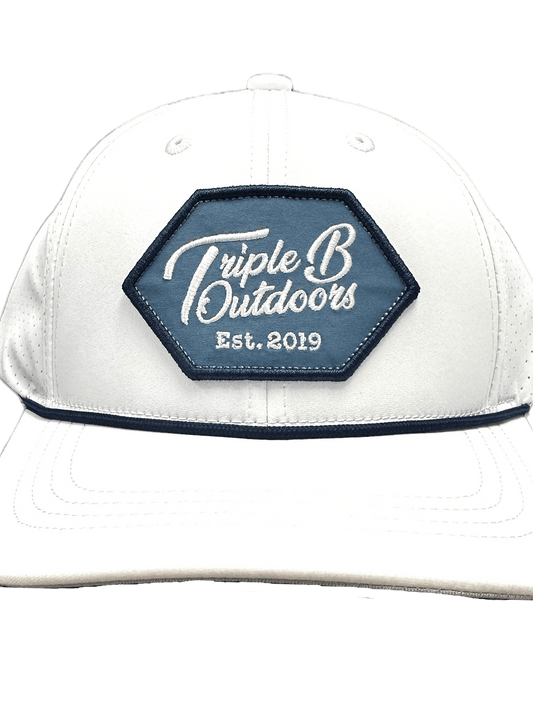 All White Performance Cap - Triple B Outdoors