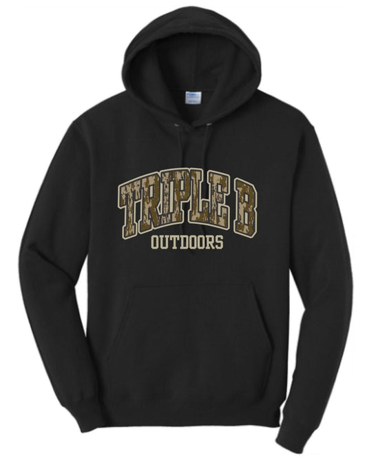 Black & Bottomland Triple B Hoodie - Triple B Outdoors