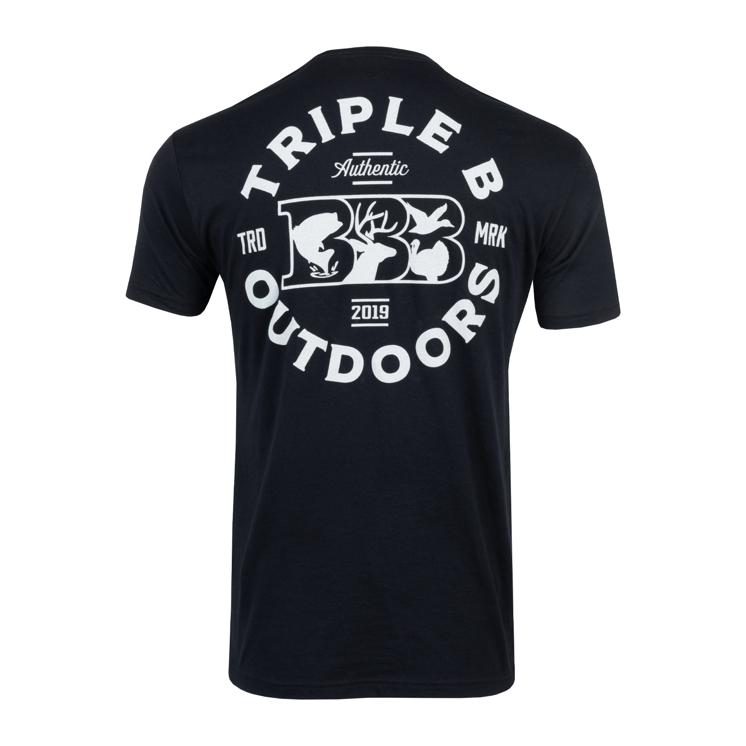 Black Circle Logo Tee - Triple B Outdoors