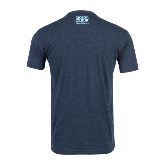 Blue Camo Logo Tee - Triple B Outdoors