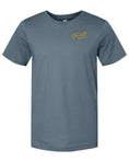 Load image into Gallery viewer, Blue & Gold Mallard Triple B T-Shirt - Triple B Outdoors
