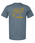Load image into Gallery viewer, Blue & Gold Mallard Triple B T-Shirt - Triple B Outdoors
