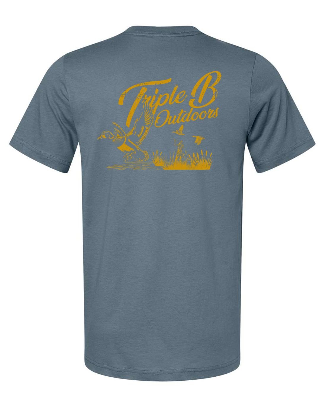 Blue & Gold Mallard Triple B T-Shirt - Triple B Outdoors