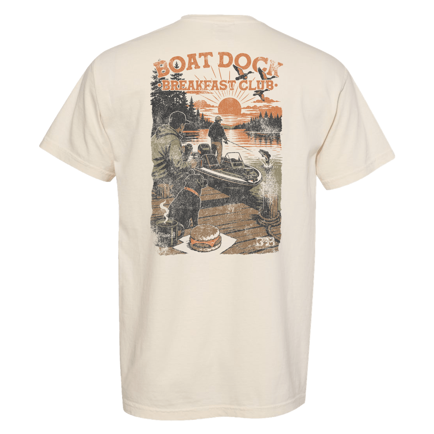 Boat Dock Breakfast Tee - Triple B Outdoors