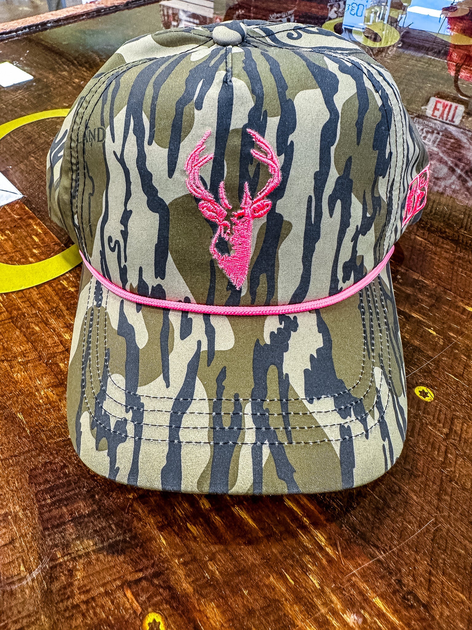 Bottomland & Pink Rope Hat - Triple B Outdoors
