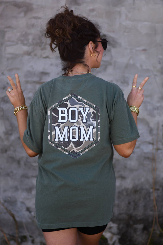 Boy Mom Camo Tee - Triple B Outdoors