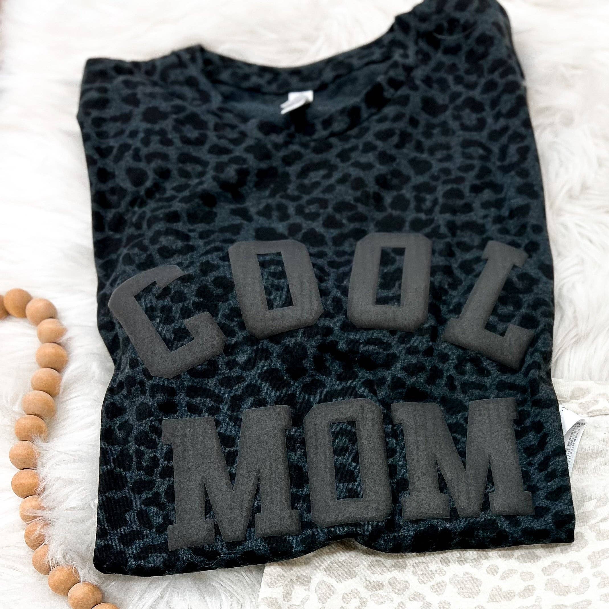 Cool Mom Leopard Puff Tee