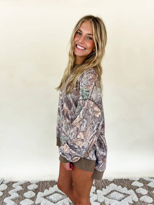 Vintage Camo Top