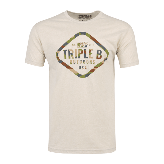 Camo Diamond Tee - Triple B Outdoors