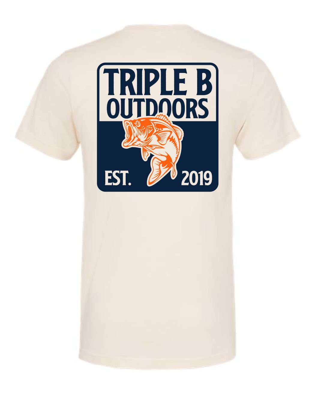 Cream Bass Fishing Shirt - Triple B Outdoors