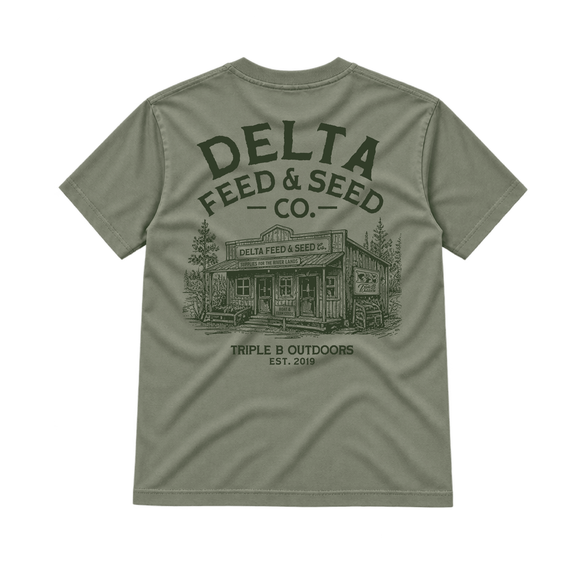 Delta Feed & Seed Triple B Tee - Triple B Outdoors