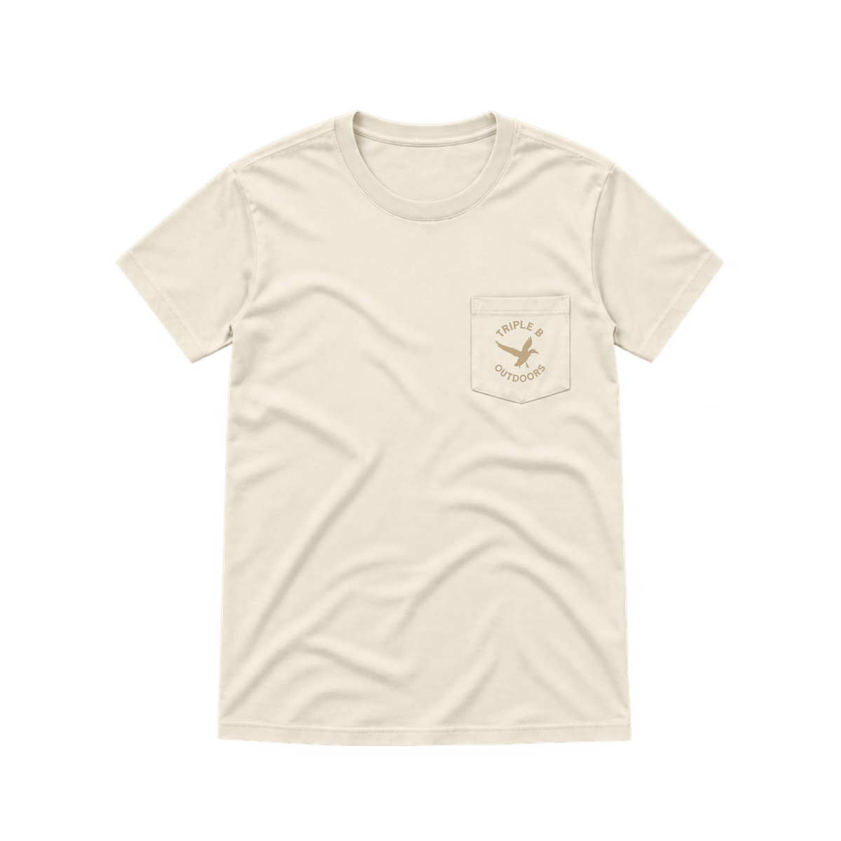 Dog Field Script Triple B Pocket Tee - Triple B Outdoors