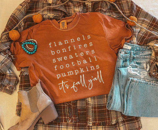 FALL LIST TEE - Triple B Outdoors