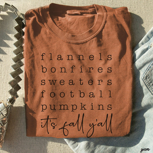 Fall List Tee - Triple B Outdoors