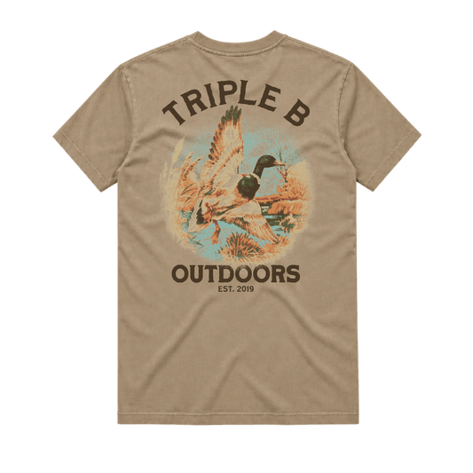Flying Mallard Triple B Pocket Tee - Triple B Outdoors