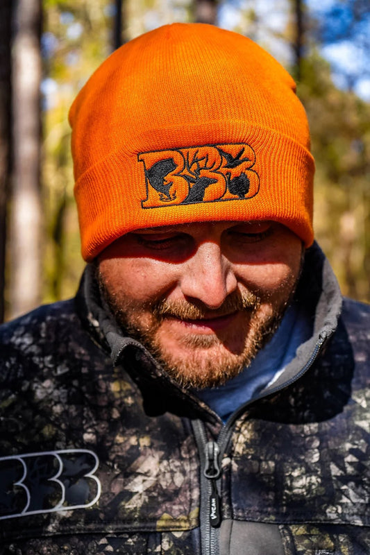 Hunter Orange Beanie - Triple B Outdoors