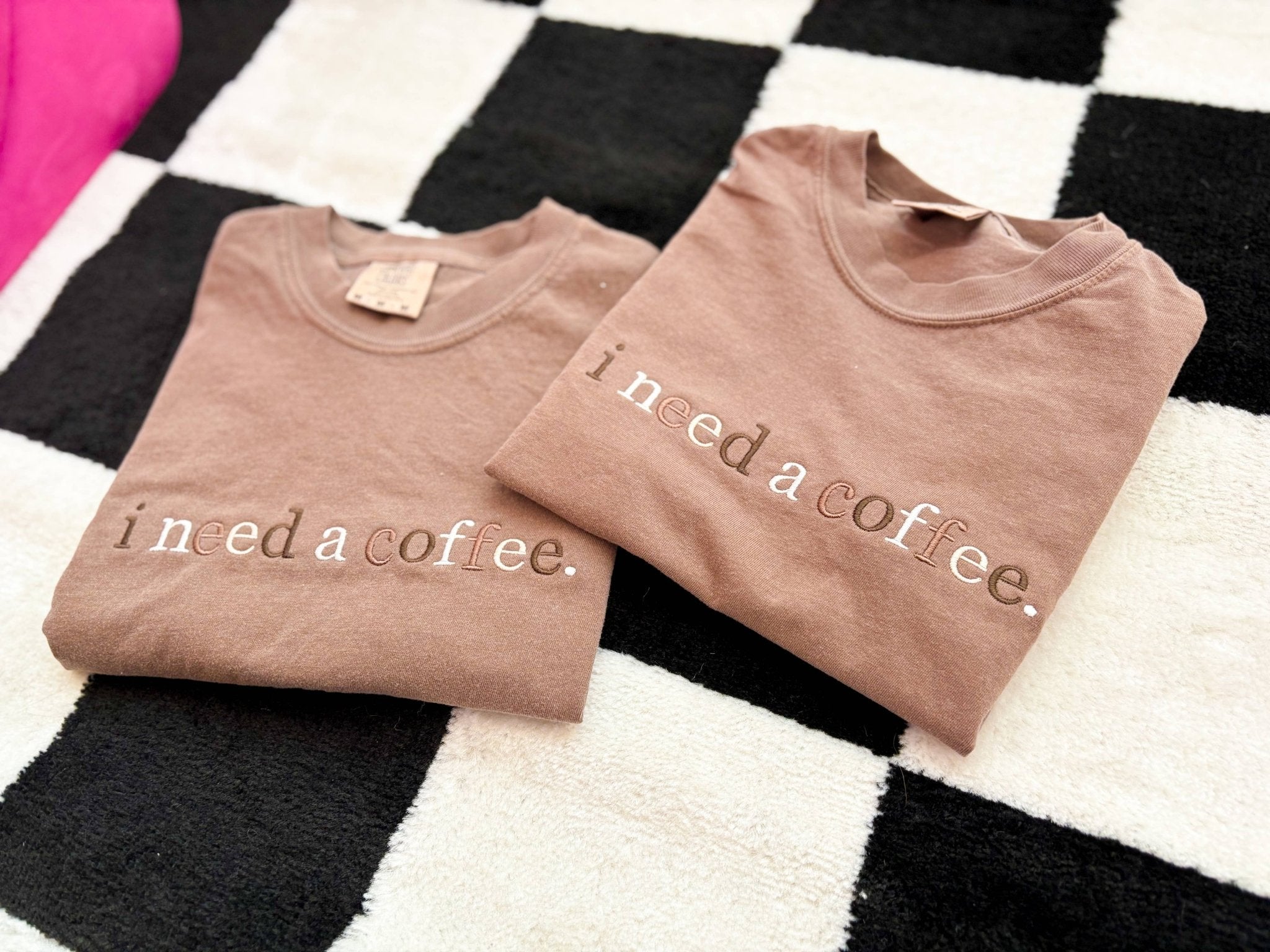 I need a coffee Embroidered Tee - Triple B Outdoors