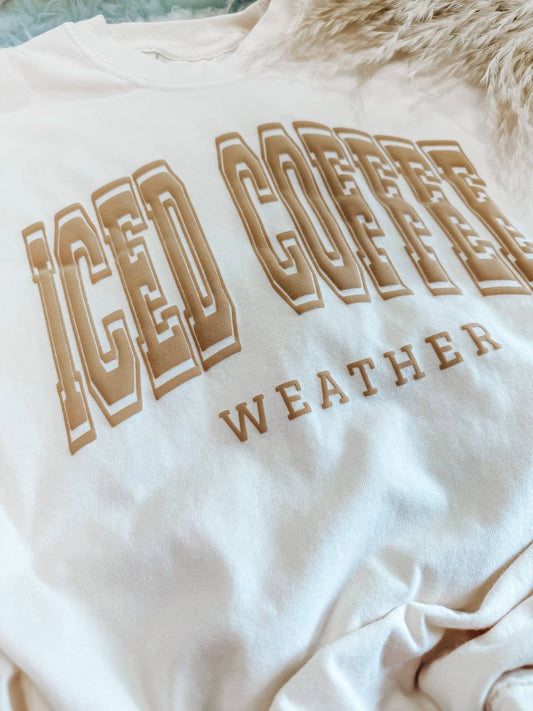 Iced Coffee Weather Puff Tee - Triple B Outdoors