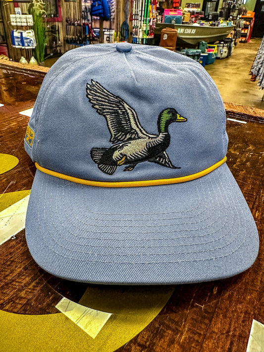 Mallard Triple B Rope Hat - Dusty Blue - Triple B Outdoors