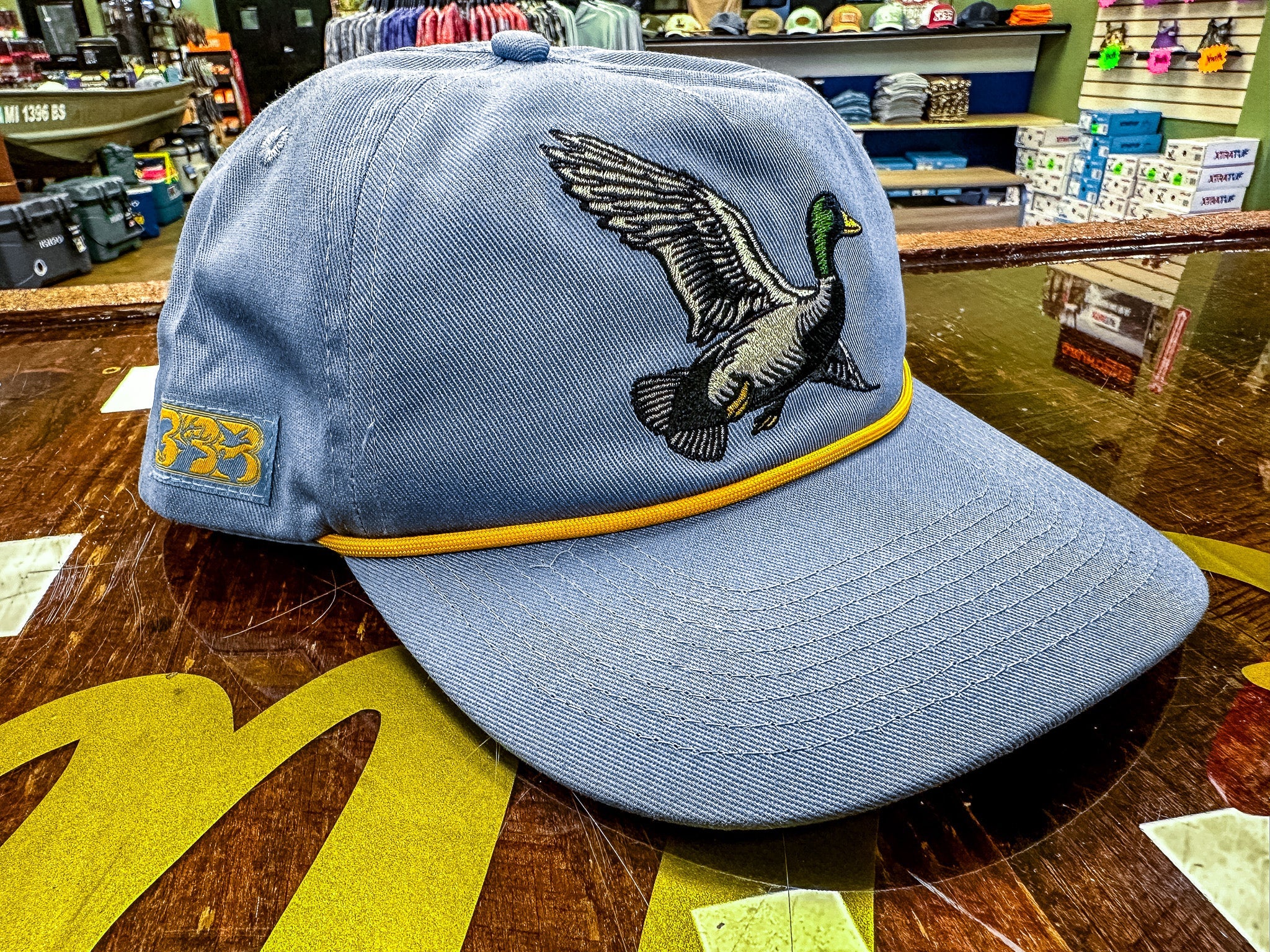 Mallard Triple B Rope Hat - Dusty Blue - Triple B Outdoors