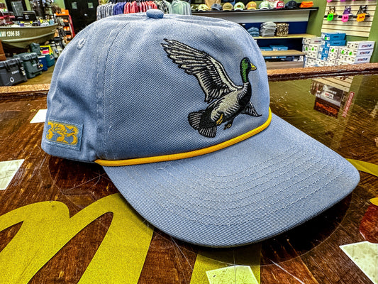Mallard Triple B Rope Hat - Dusty Blue - Triple B Outdoors