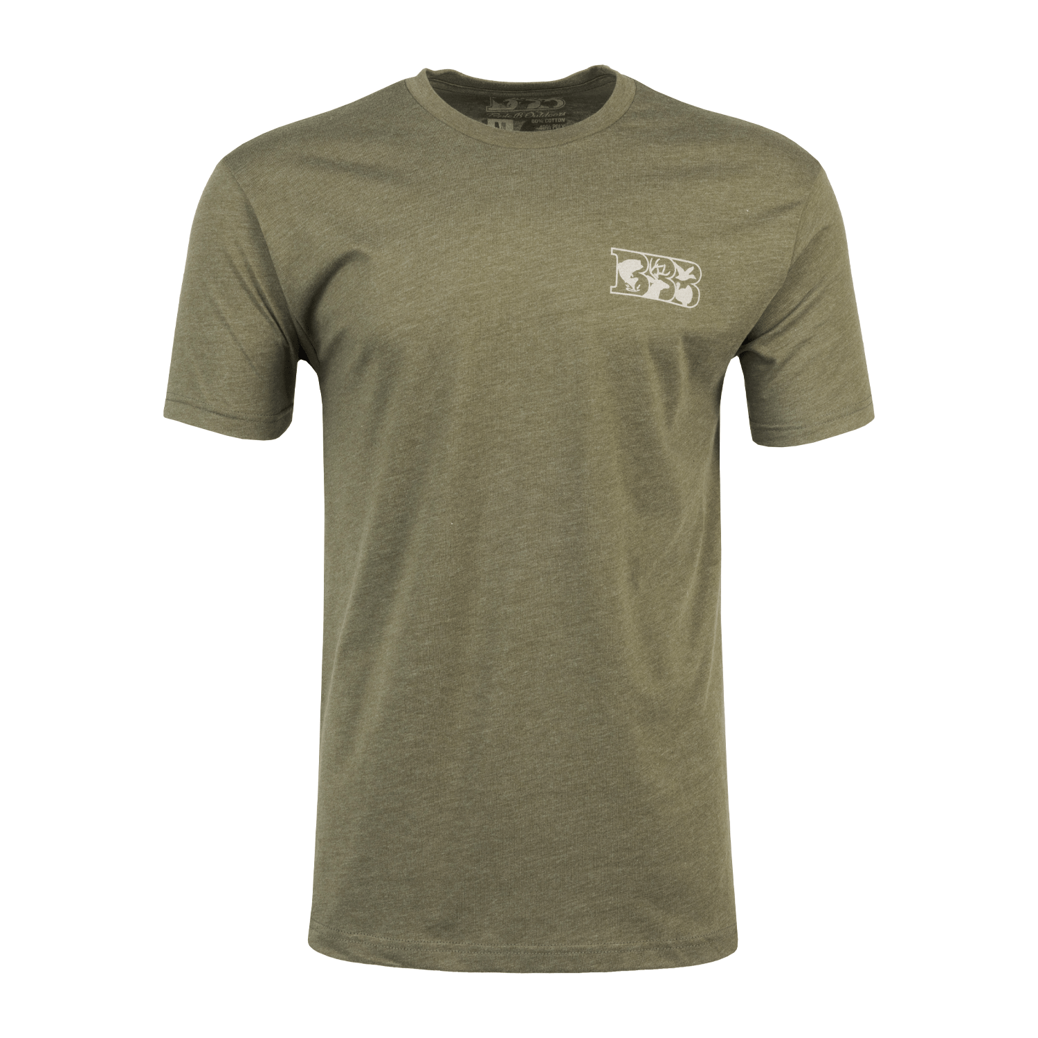 Military Green Circle Logo Tee - Triple B Outdoors