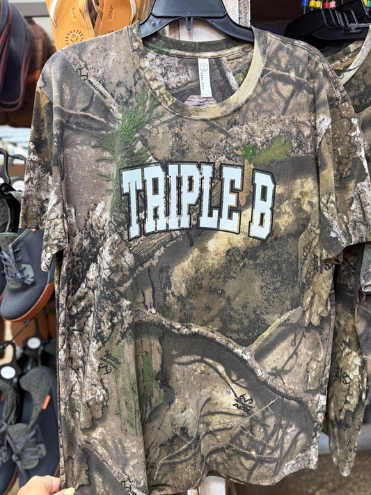 Realtree Camo State Tee - Triple B Outdoors