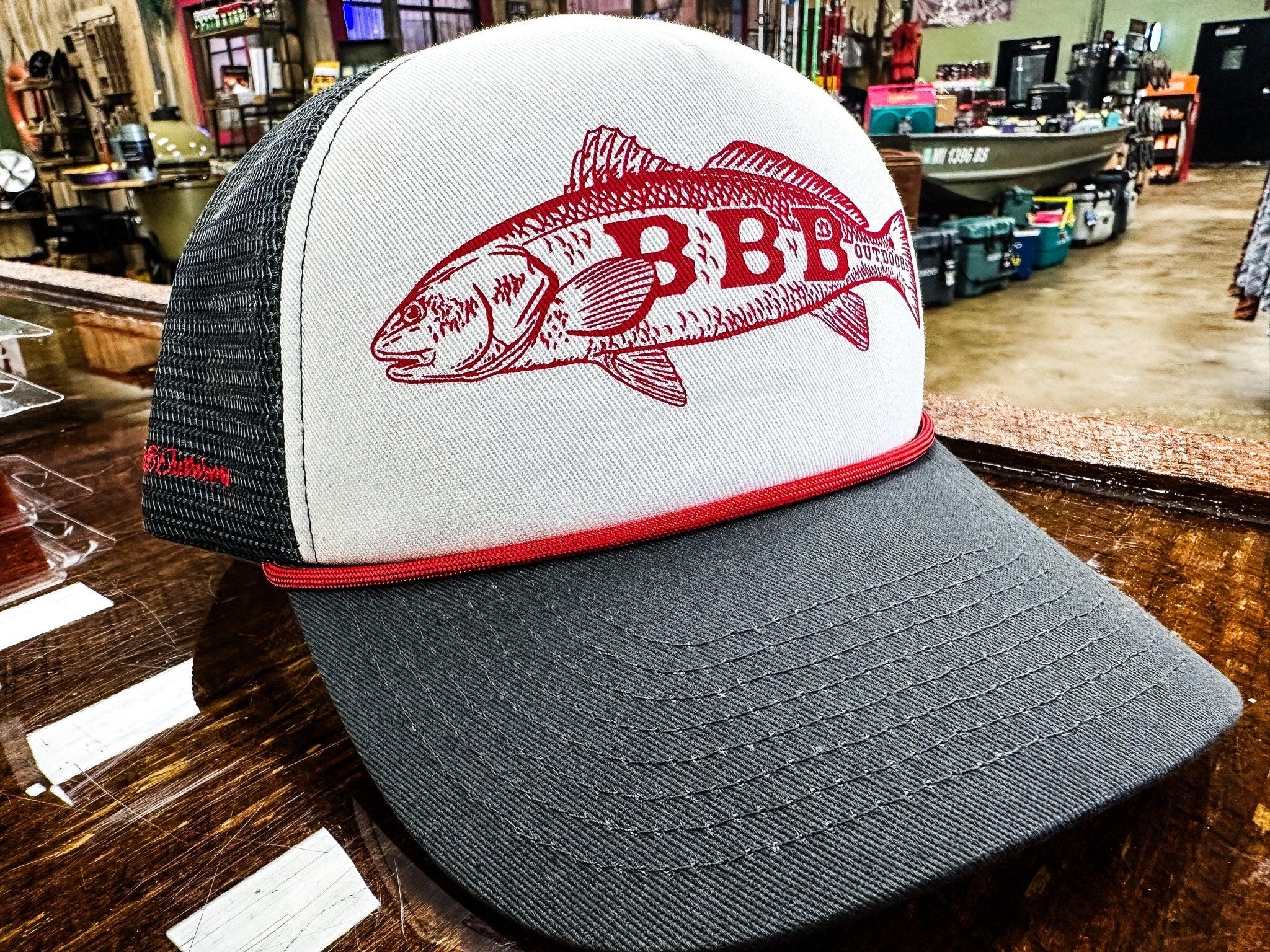 Redfish Triple B Trucker Hat - Triple B Outdoors