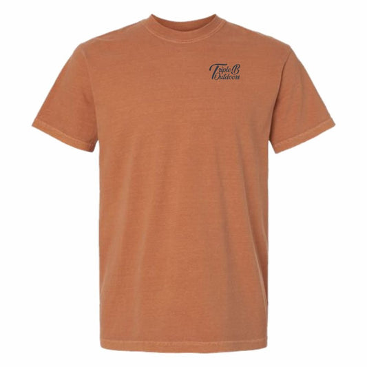 Rust Bass Logo Triple B Tee - Triple B Outdoors