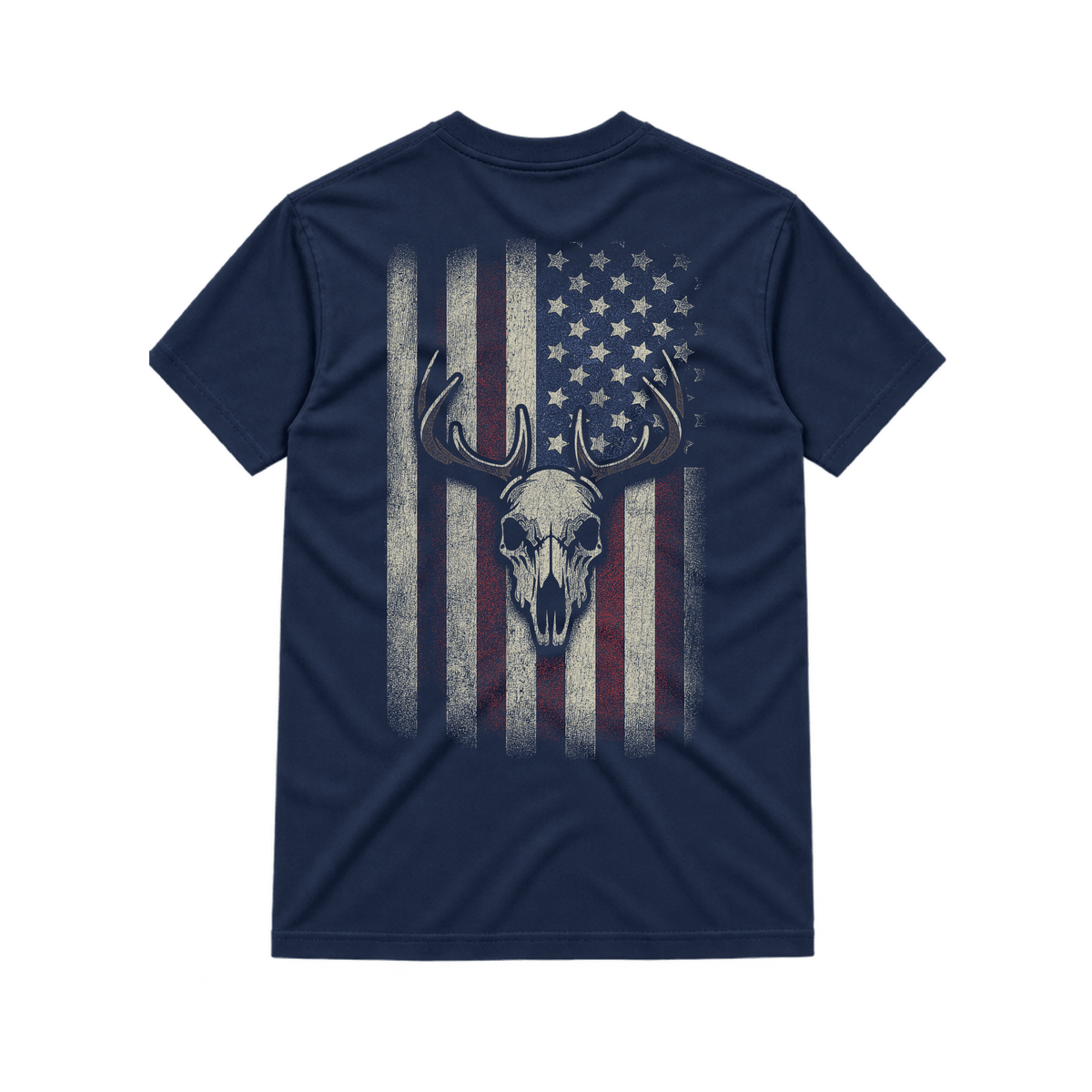 Skull Flag Mount Triple B Tee - Triple B Outdoors