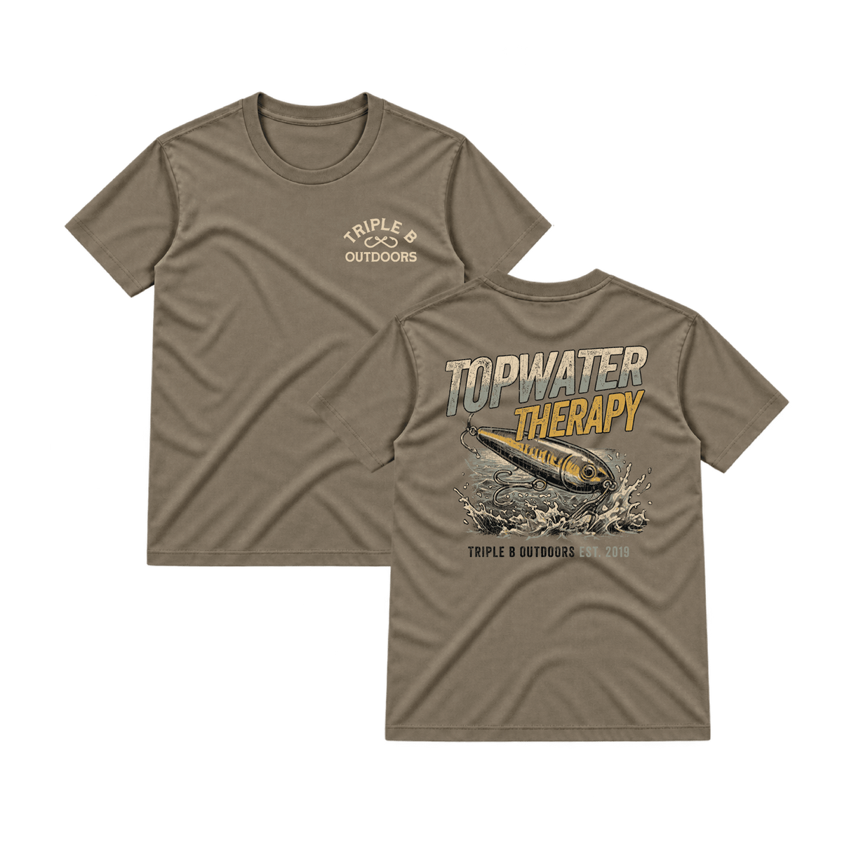 Topwater Therapy Triple B Tee - Triple B Outdoors